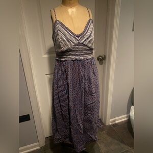 Women’s Size Small Blue & Red Dress